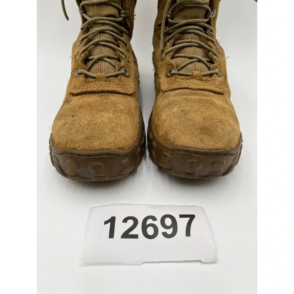 Rocky S2V Flight Combat Boots Mens 10 Coyote Brown Good Tactical Suede